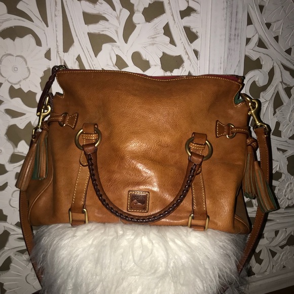 Dooney & Bourke Florentine Large Satchel Natural - Picture 2 of 8